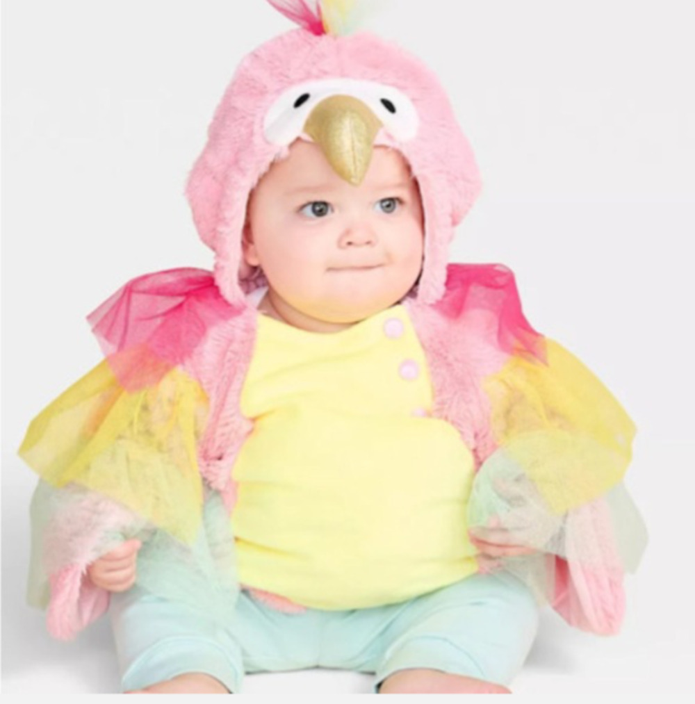Infant Adaptive Parrot Halloween Costume Pullover 0-6 Months